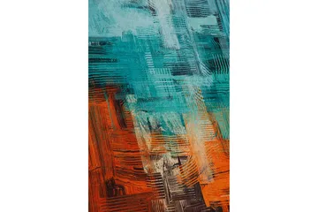Errege Matta 160x230 cm - Flerfärgad - Textil & mattor - Mattor - Modern matta - Bomullsmatta