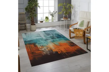 Errege Matta 160x230 cm - Flerfärgad - Textil & mattor - Mattor - Modern matta - Bomullsmatta