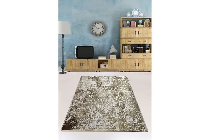 Fabrony Matta 160x230 cm - Grön/Sammet - Textil & mattor - Mattor