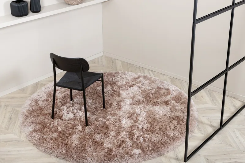 Grace Ryamatta Rund 200 cm - Beige - Textil & mattor - Mattor - Modern matta - Ryamatta & luggmatta