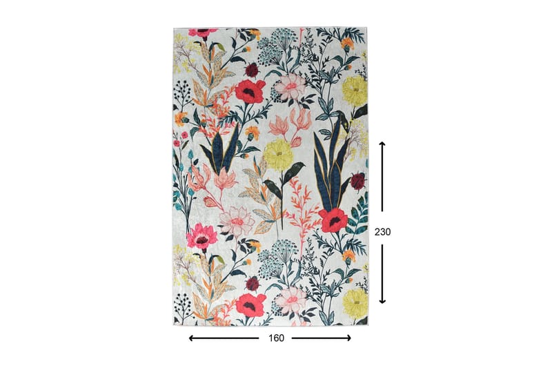 Kayenta Matta 160x230 cm - Flerfärgad/Sammet - Textil & mattor - Mattor - Stora mattor