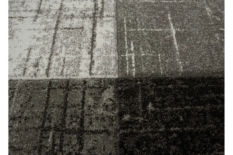 London Square Friezematta 133x190 - Svart/Grå - Textil & mattor - Mattor - Modern matta - Wiltonmattor