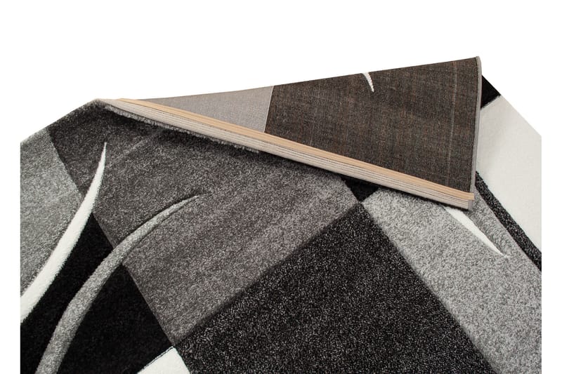 London Patch Friezematta 80x350 - Svart - Textil & mattor - Mattor - Modern matta - Wiltonmattor