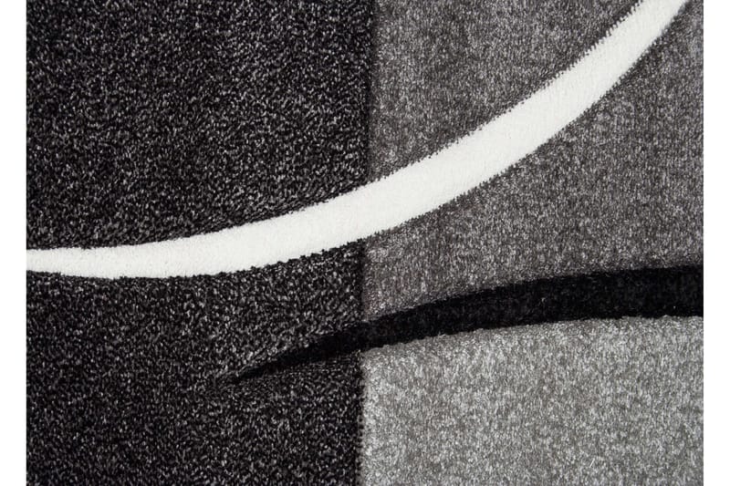 London Patch Friezematta 80x150 - Svart - Textil & mattor - Mattor - Modern matta - Wiltonmattor