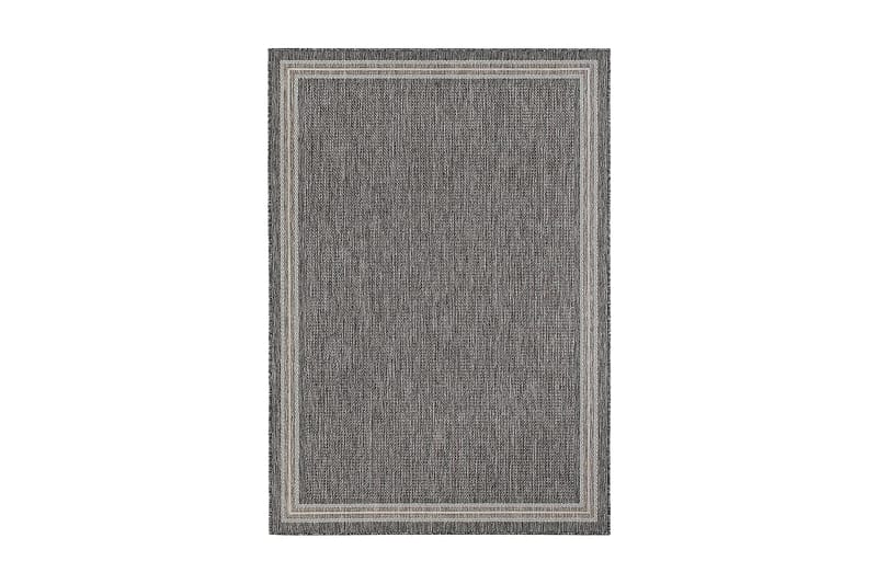 Madrid Frame Matta 160x230 cm Flatvävd - Grå - Textil & mattor - Mattor - Flatvävda mattor