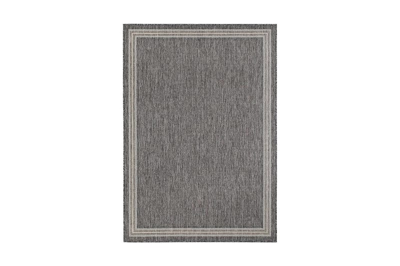 Madrid Frame Matta 200x285 cm Flatvävd - Grå - Textil & mattor - Mattor - Flatvävda mattor