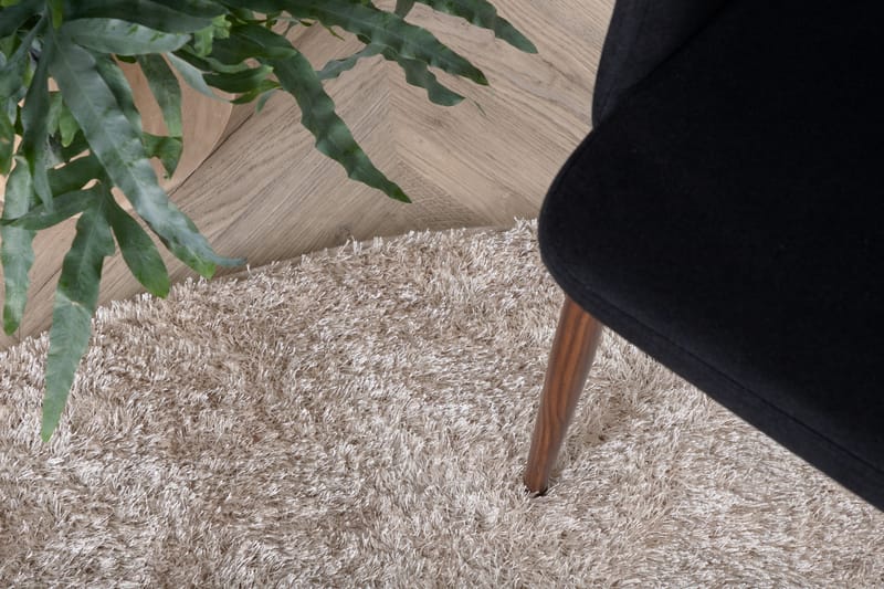 Mattis Matta Rund 200 cm - Beige - Textil & mattor - Mattor - Modern matta - Bomullsmatta