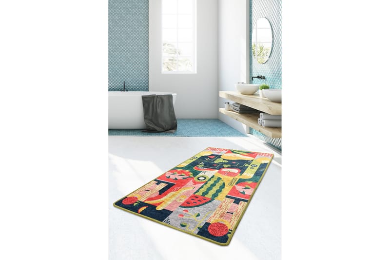 Measan Matta 160x230 cm - Flerfärgad/Sammet - Mattor - Stora mattor