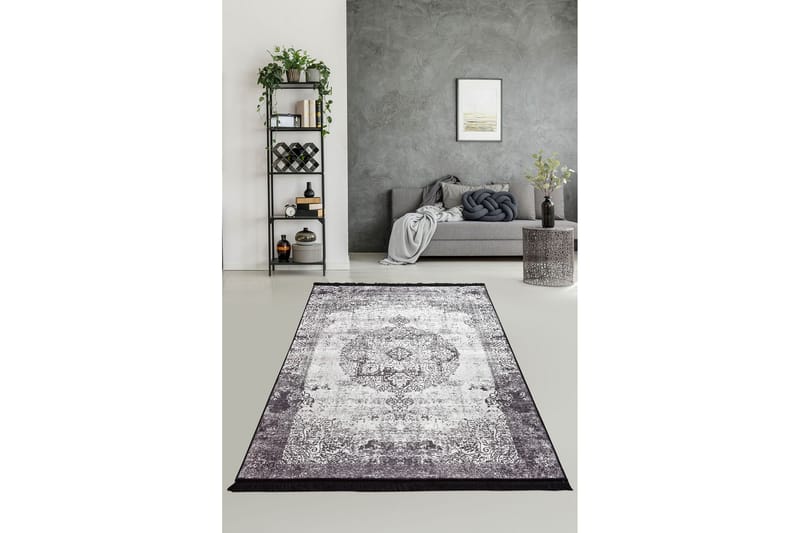 Mehana Matta 160x230 cm - Svart/Sammet - Textil & mattor - Mattor - Stora mattor