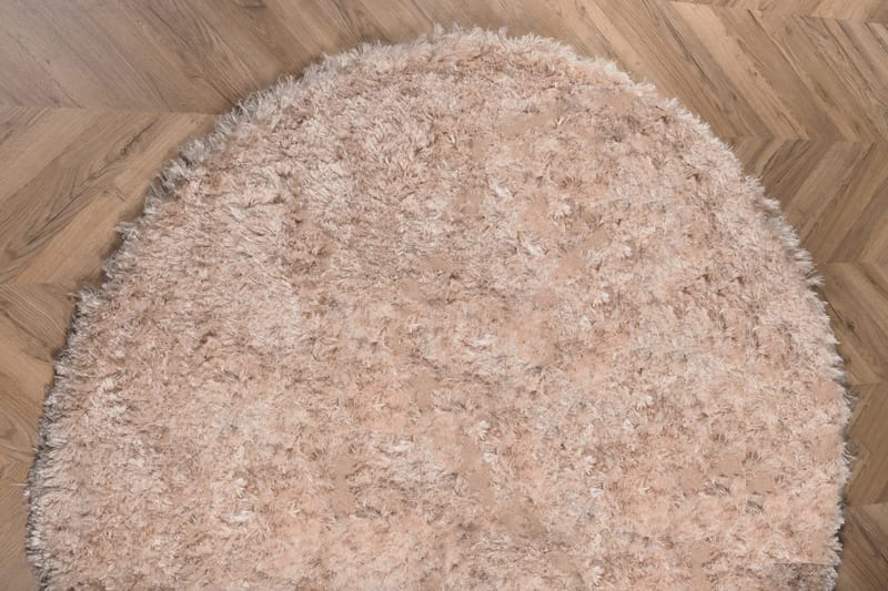 Natta Matta Rund 200 cm - Beige - Textil & mattor - Mattor - Modern matta - Ryamatta & luggmatta