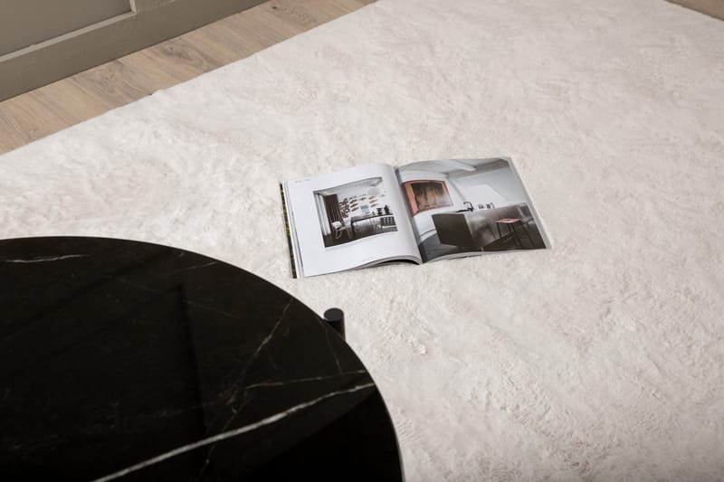 Nina Flatvävd Matta 160x230 cm - Vit - Textil & mattor - Mattor - Flatvävda mattor