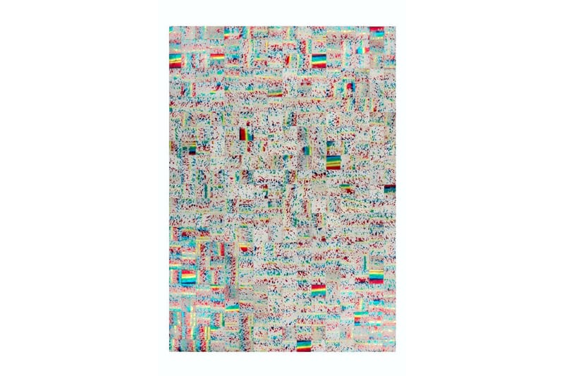 Patrdon Santa Matta 120x170 cm Elfenben/Flerfärgad/Läder - D-Sign - Mattor - Stora mattor