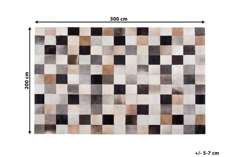 Soke Matta 200x300 cm - Brun/Beige/Grå - Textil & mattor - Mattor