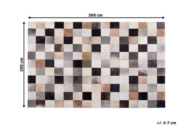 Soke Matta 200x300 cm - Brun/Beige/Grå - Mattor - Stora mattor