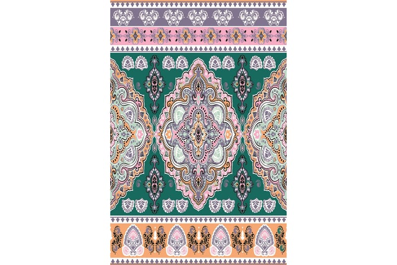 Tolunay Matta 160x230 cm - Flerfärgad - Textil & mattor - Mattor