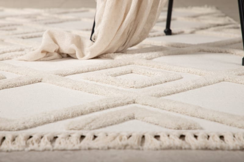 Towa Wiltonmatta 160x230 cm - Vit - Textil & mattor - Mattor - Modern matta - Wiltonmattor