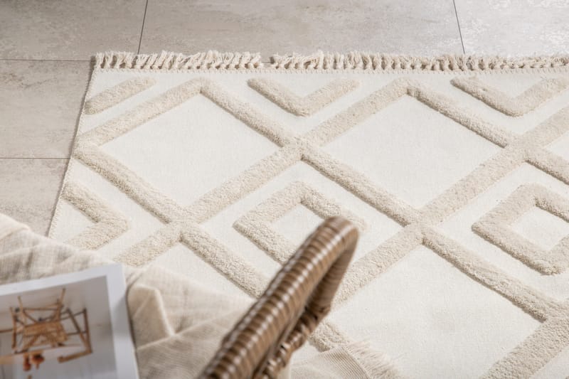 Towa Wiltonmatta 160x230 cm - Vit - Textil & mattor - Mattor - Modern matta - Wiltonmattor