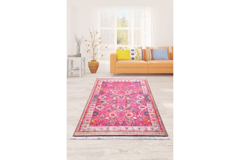 Terugblik Matta 160x230 cm - Flerfärgad/Sammet - Textil & mattor - Mattor