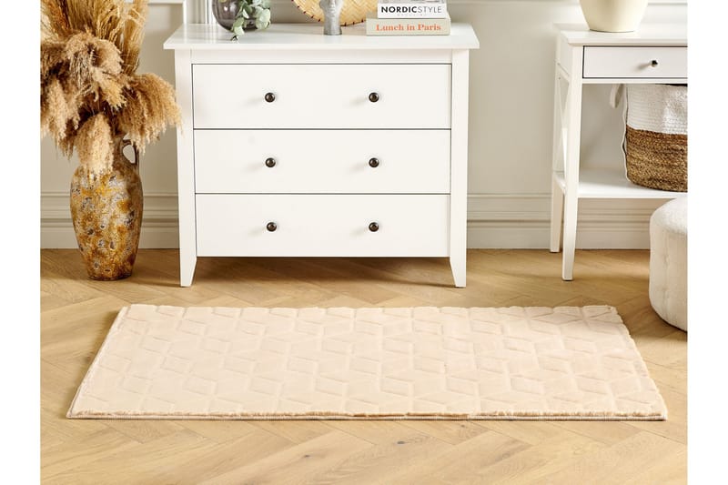 Thatta Skinnmatta 80x150 cm - Beige - Textil & mattor - Mattor - Fällar & skinnmattor