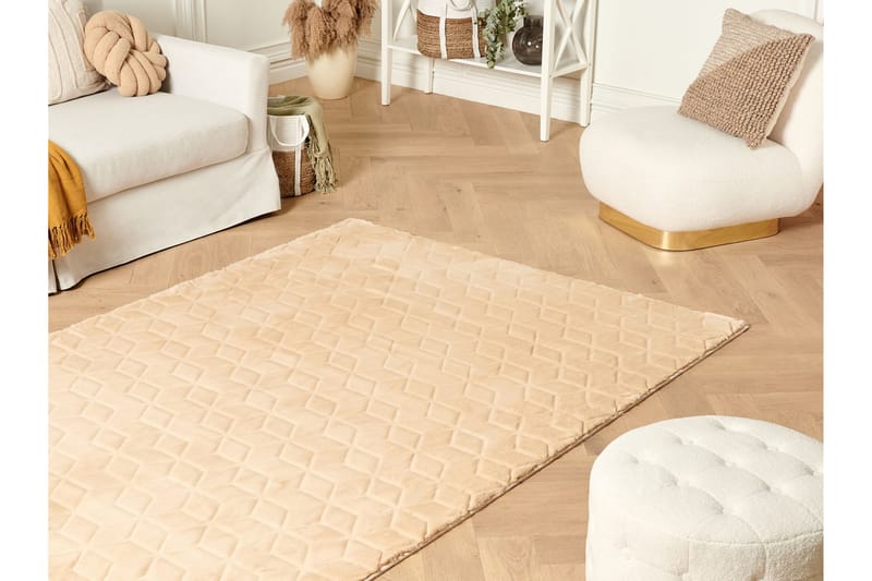 Thatta Skinnmatta 80x150 cm - Beige - Textil & mattor - Mattor - Fällar & skinnmattor