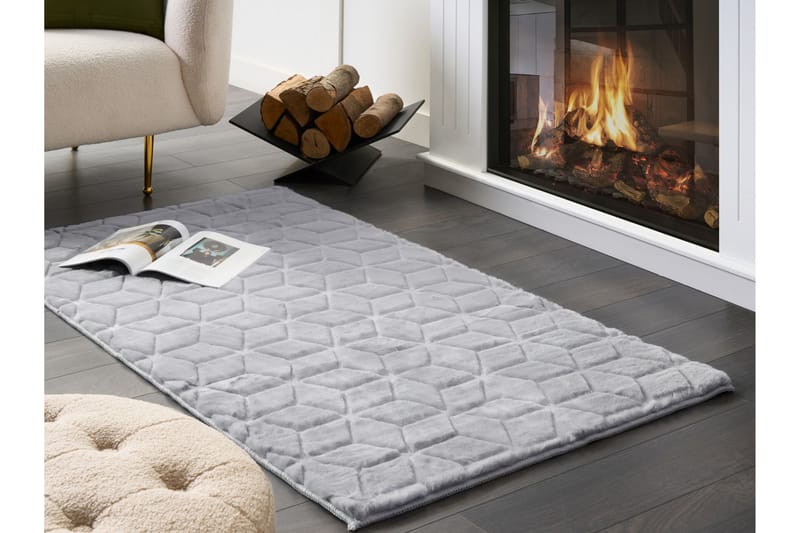 Thatta Skinnmatta 80x150 cm - Grå - Textil & mattor - Mattor - Fällar & skinnmattor