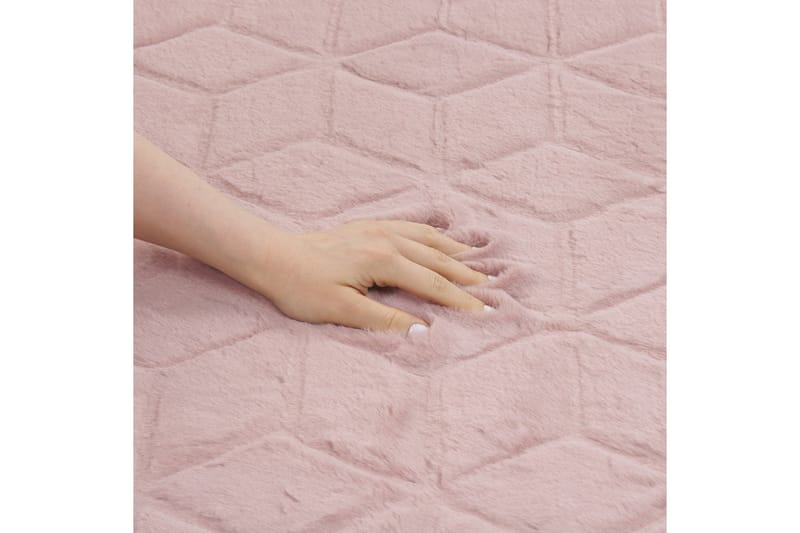 Thatta Skinnmatta 80x150 cm - Rosa - Textil & mattor - Mattor - Fällar & skinnmattor