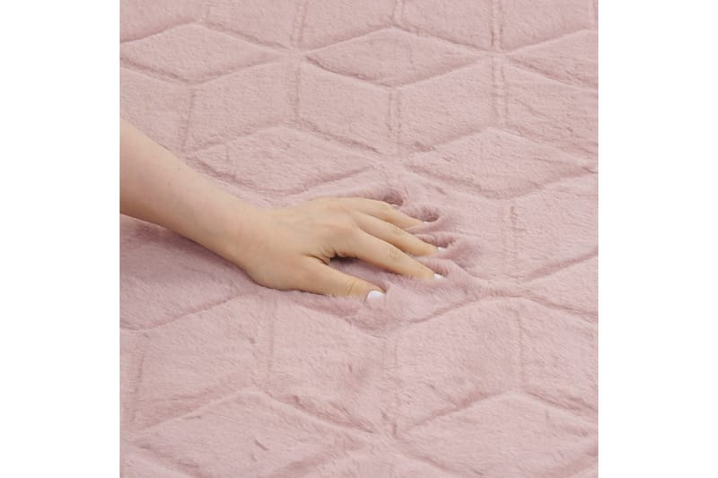 Thatta Skinnmatta 80x150 cm - Rosa - Textil & mattor - Mattor - Modern matta - Ryamatta & luggmatta