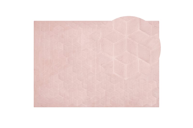 Thatta Skinnmatta 80x150 cm - Rosa - Textil & mattor - Mattor - Fällar & skinnmattor