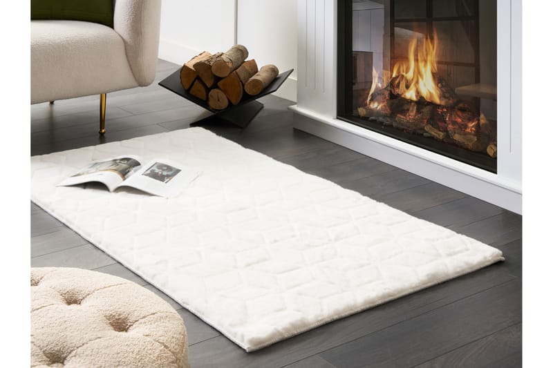 Thatta Skinnmatta 80x150 cm - Vit - Textil & mattor - Mattor - Fällar & skinnmattor