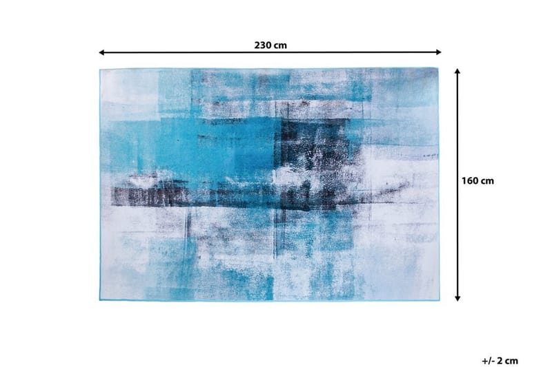 Trabzon Matta 160x230 cm - Vit/Svart/Flerfärgad - Textil & mattor - Mattor - Modern matta - Wiltonmattor