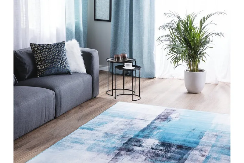 Trabzon Matta 160x230 cm - Vit/Svart/Flerfärgad - Textil & mattor - Mattor - Modern matta - Wiltonmattor