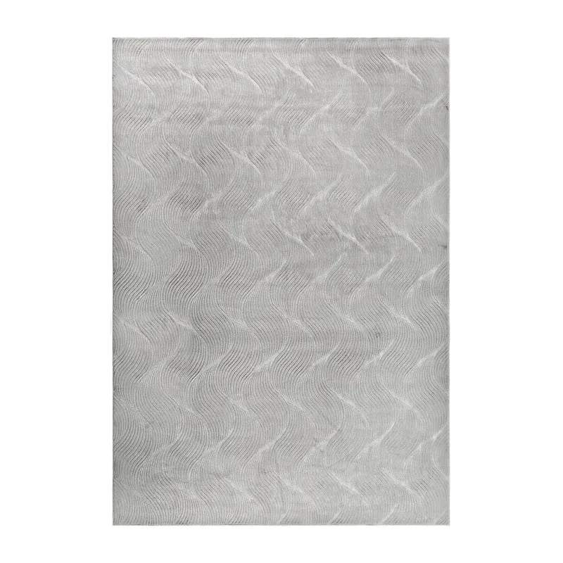 Tvättbar Matta Castello Wave, Grå