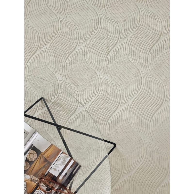 Tvättbar Matta Castello Wave - Natur - Textil & mattor - Mattor - Flatvävda mattor
