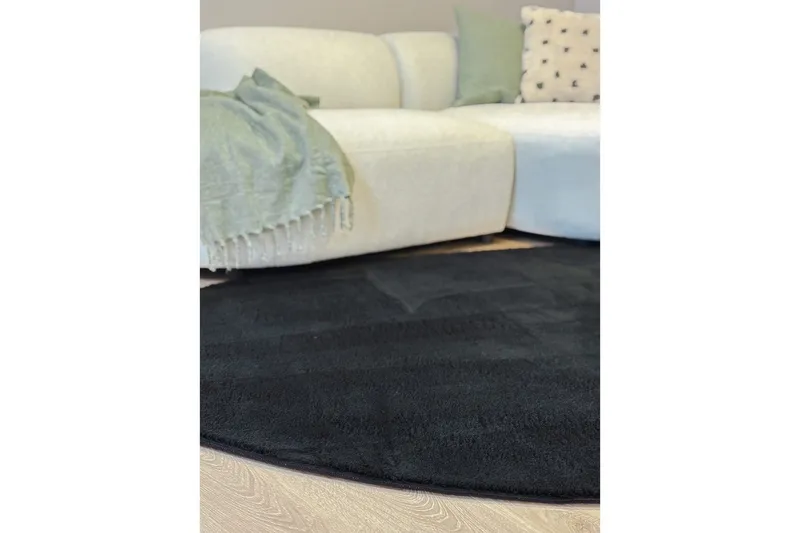 Tvättbar Matta Soft Shape - 200x290 cm, Svart - Textil & mattor - Mattor - Flatvävda mattor