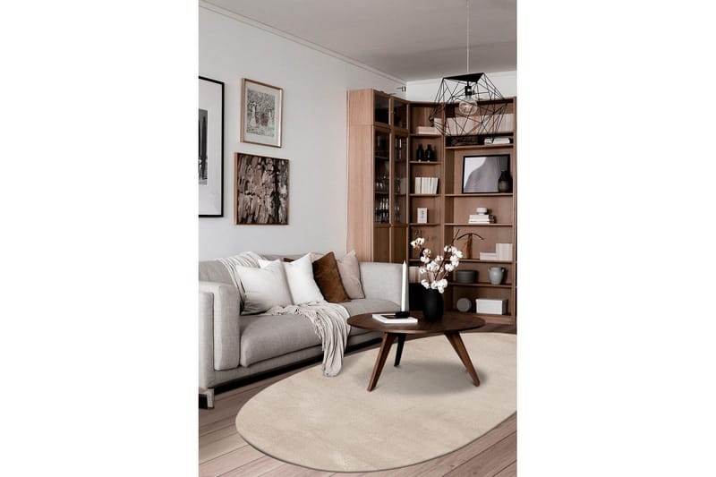 Tvättbar Matta Soft Shape - 240x340 cm, Melerad Linne - Textil & mattor - Mattor - Flatvävda mattor