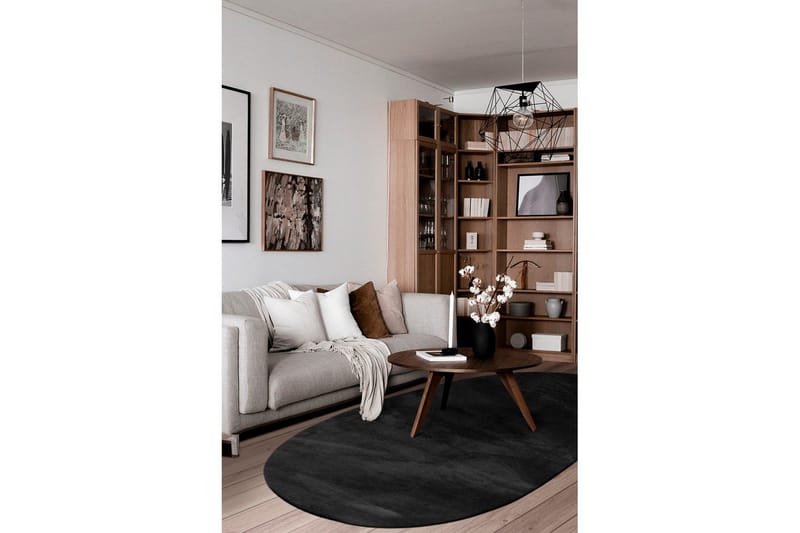 Tvättbar Matta Soft Shape - 240x340 cm, Svart - Textil & mattor - Mattor - Flatvävda mattor