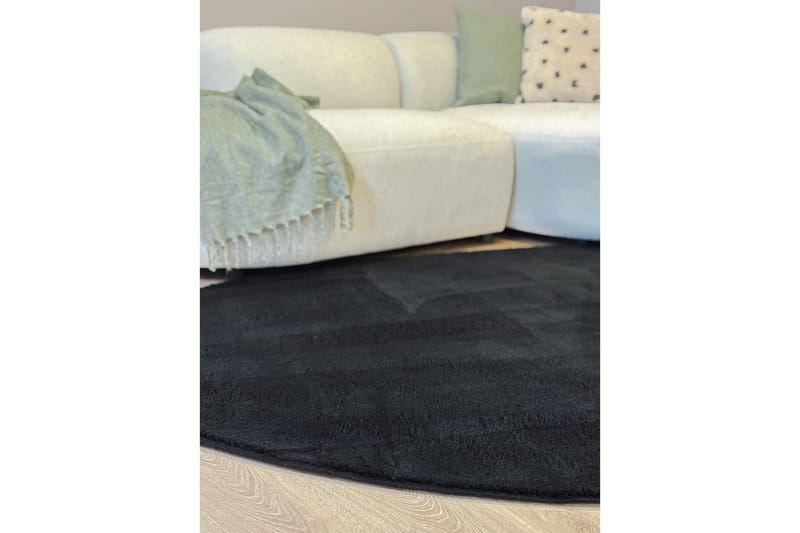 Tvättbar Matta Soft Shape - 240x340 cm, Svart - Textil & mattor - Mattor - Flatvävda mattor