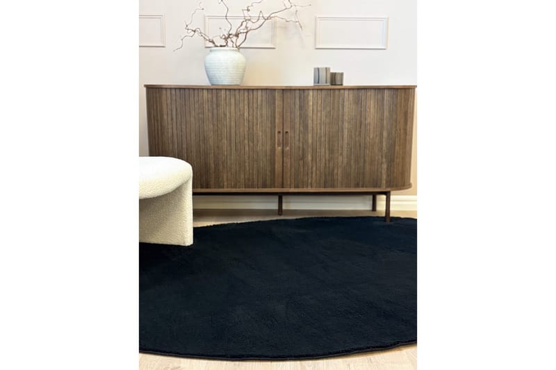 Tvättbar Matta Soft Shape - 240x340 cm, Svart - Textil & mattor - Mattor - Flatvävda mattor