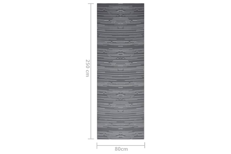Utomhusmatta antracit 80x250 cm PP - Antracit - Textil & mattor - Mattor - Utomhusmattor