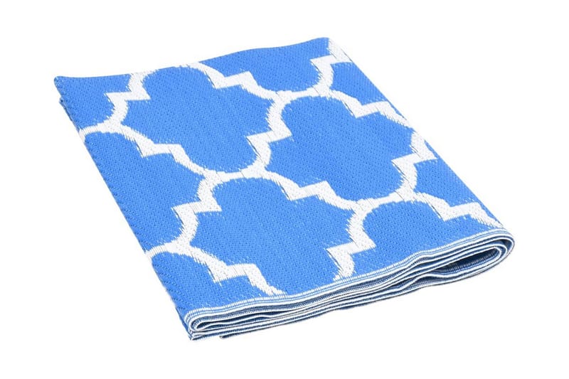 Utomhusmatta blå 190x290 cm PP - Blå - Textil & mattor - Mattor - Utomhusmattor