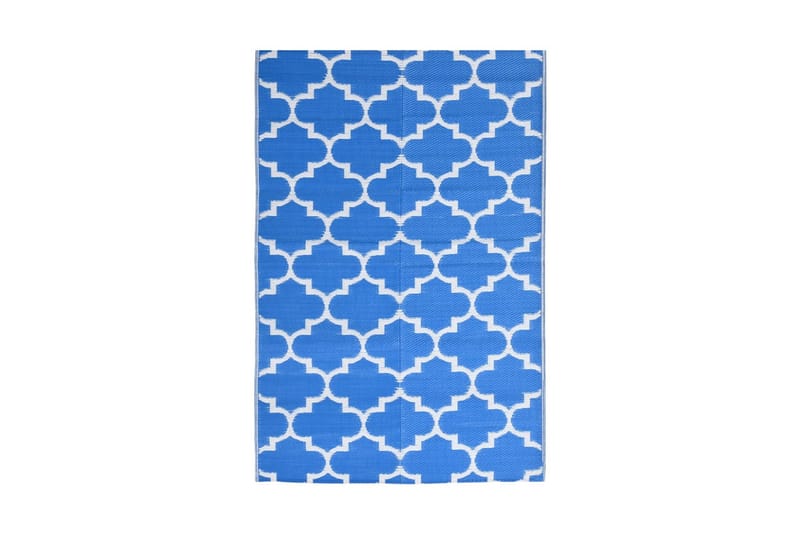 Utomhusmatta blå 190x290 cm PP - Blå - Textil & mattor - Mattor - Utomhusmattor
