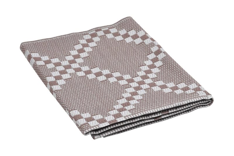 Utomhusmatta brun 140x200 cm PP - Brun - Textil & mattor - Mattor - Utomhusmattor