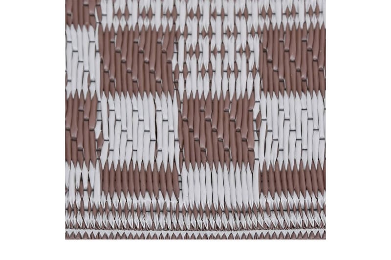 Utomhusmatta brun 140x200 cm PP - Brun - Textil & mattor - Mattor - Utomhusmattor