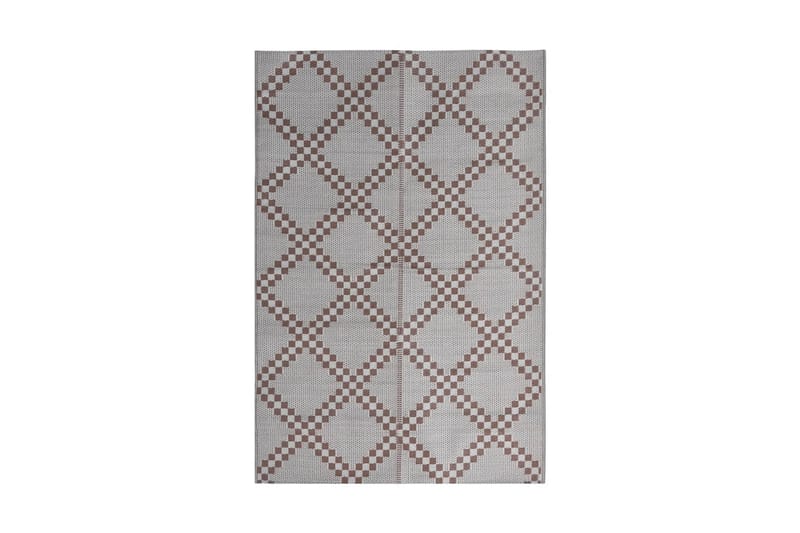 Utomhusmatta brun 140x200 cm PP - Brun - Textil & mattor - Mattor - Utomhusmattor