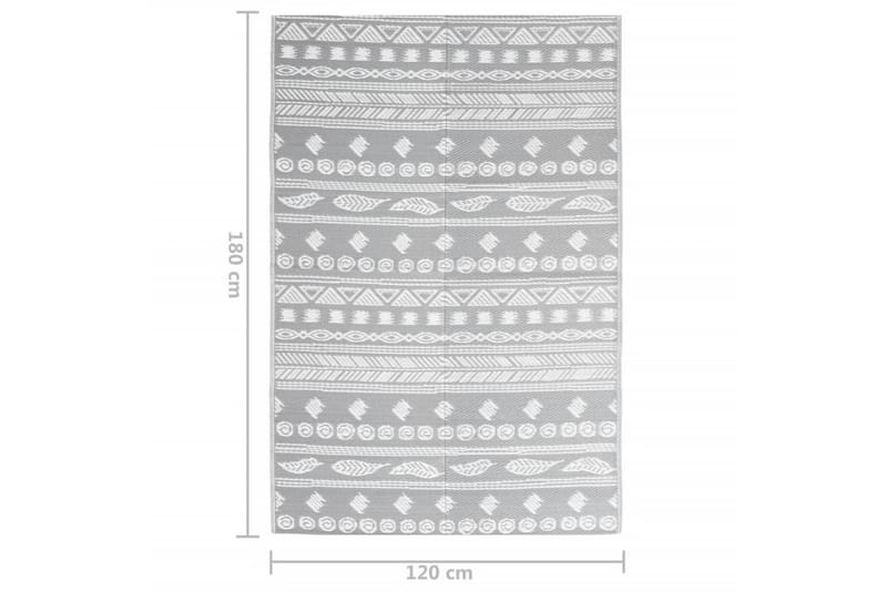 Utomhusmatta grå 120x180 cm PP - Grå - Textil & mattor - Mattor - Utomhusmattor