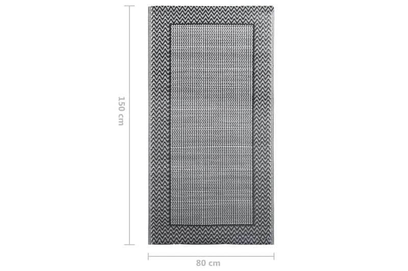 Utomhusmatta grå 80x150 cm PP - Grå - Textil & mattor - Mattor - Utomhusmattor
