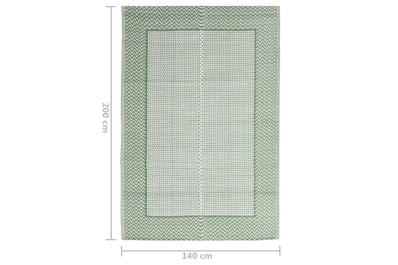 Utomhusmatta grön 140x200 cm PP - Grön - Textil & mattor - Mattor - Utomhusmattor