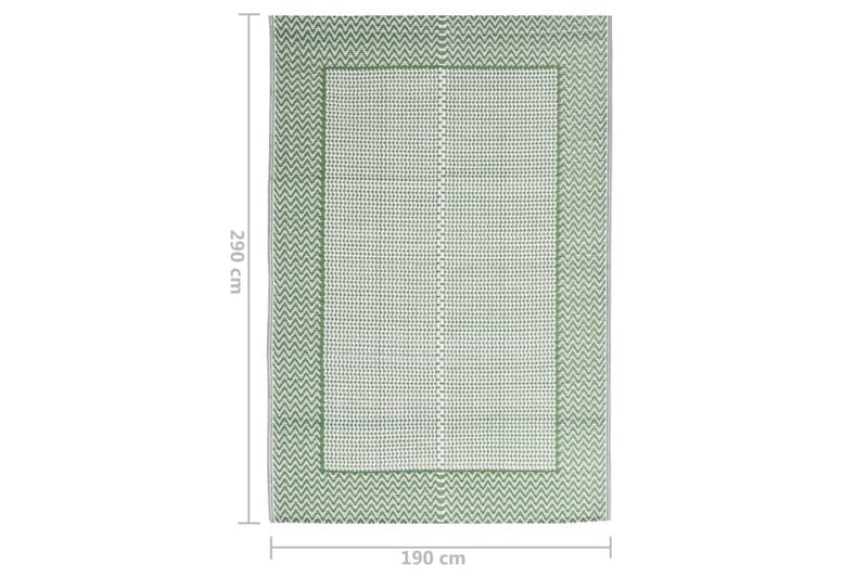 Utomhusmatta grön 190x290 cm PP - Grön - Utomhusmattor
