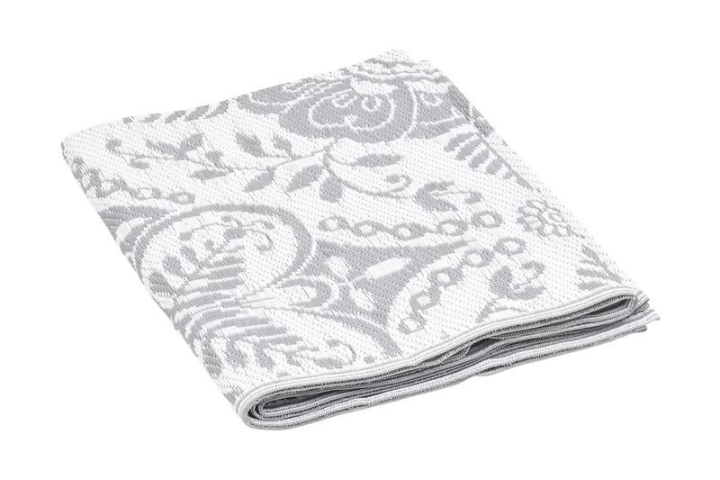 Utomhusmatta ljusgrå 140x200 cm PP - Grå - Textil & mattor - Mattor - Utomhusmattor