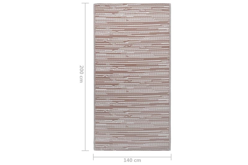 Utomhusmatta taupe 140x200 cm PP - Taupe - Textil & mattor - Mattor - Utomhusmattor